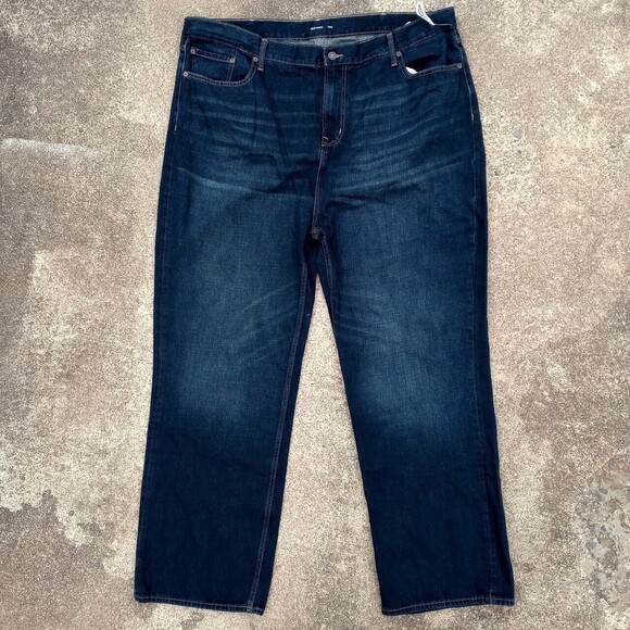 Old Navy Men’s Loose Fit Dark Wash Denim Jeans - Size 46x34 NWT - Picture 1 of 10